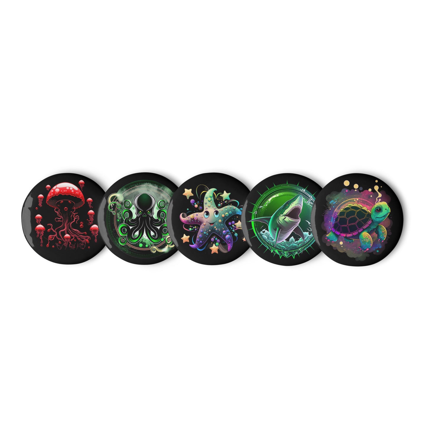 KBBNG Variety Pin Button Set #4