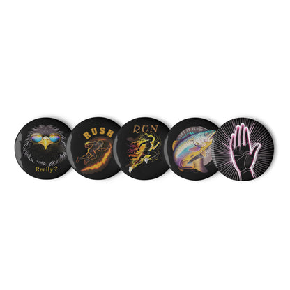 KBBNG Variety Pin Button Set #8