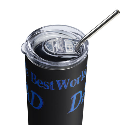 "World's Best Dad" Stainless Steel Tumbler