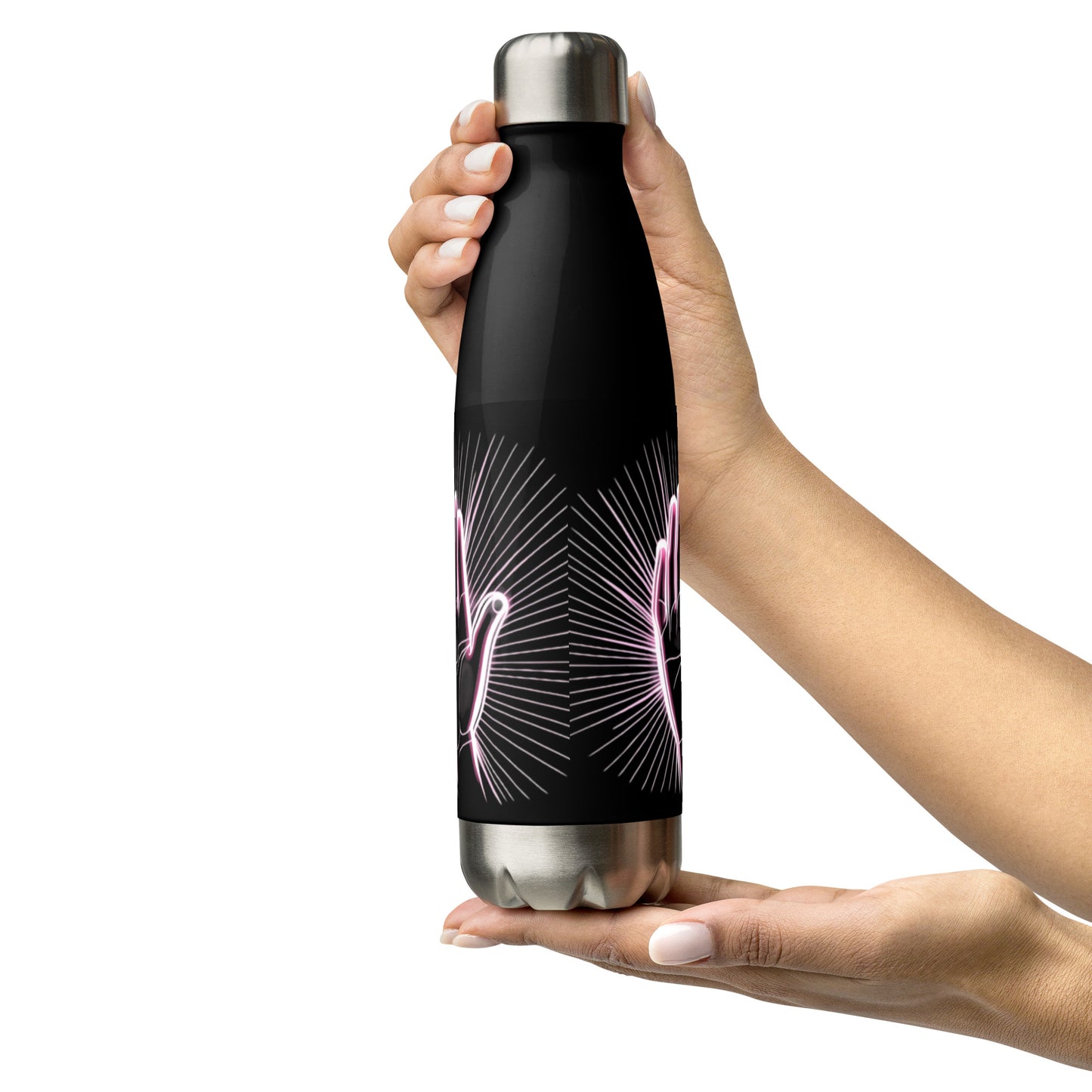 "Talk To The Hand" Stainless Steel Water Bottle