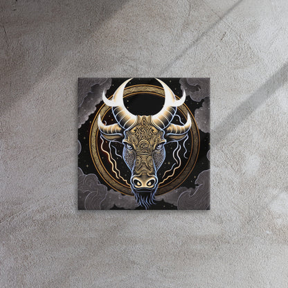 Thunder Taurus Thin Canvas
