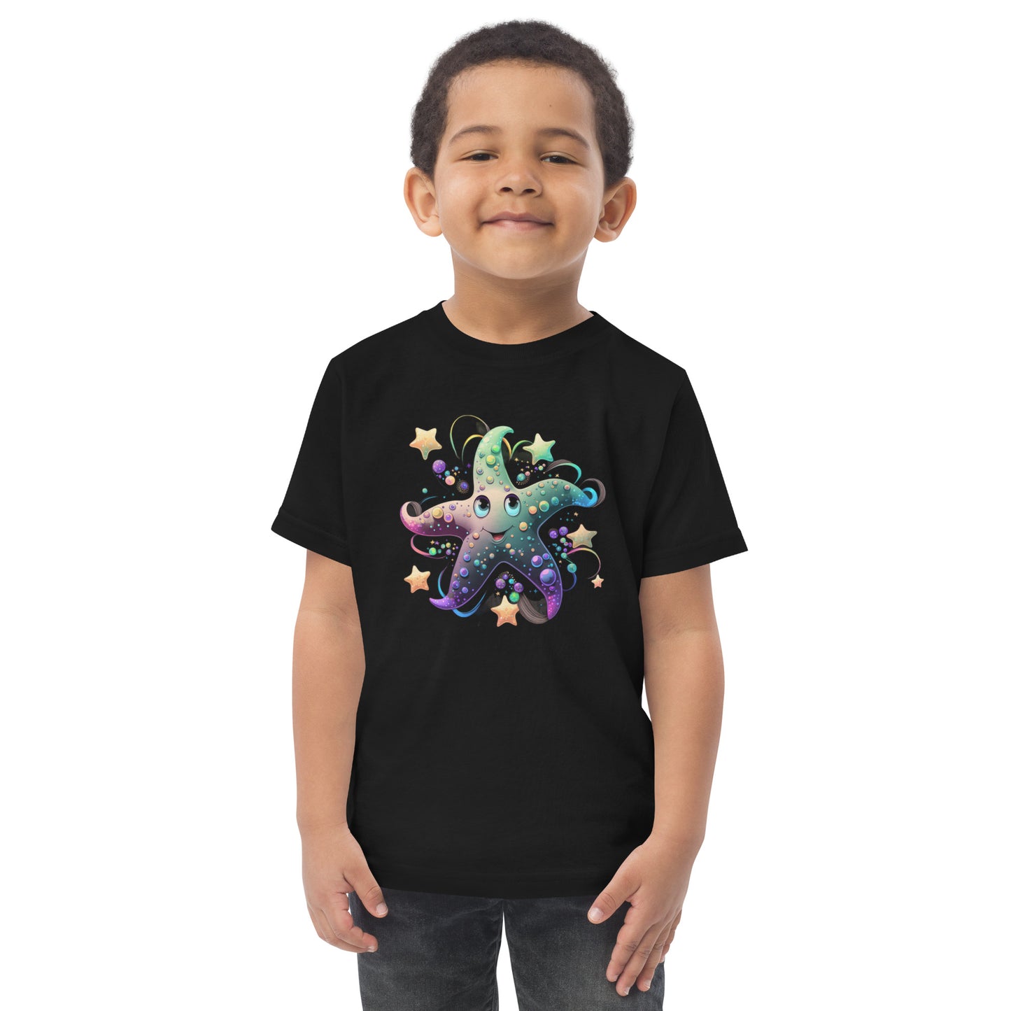 Smiling Starfish Toddler Jersey T-Shirt