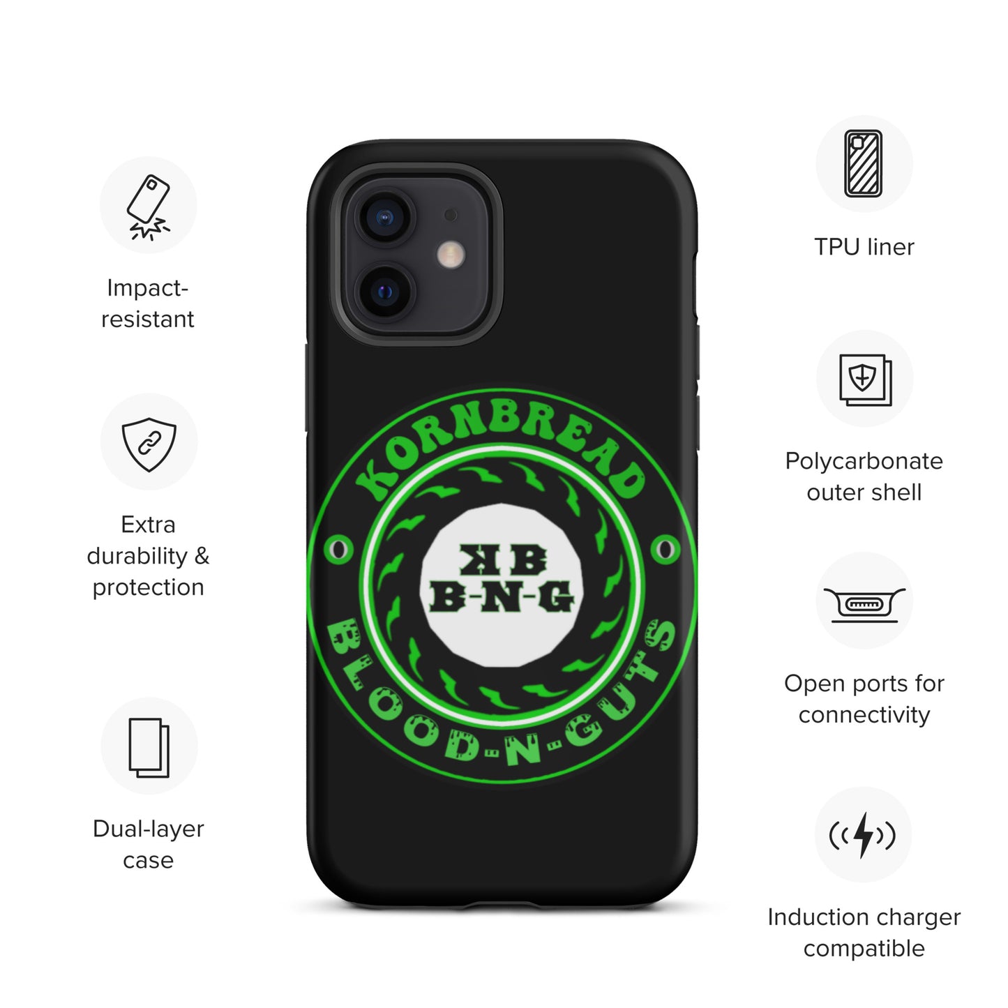 KBBNG Badge Tough iPhone Case