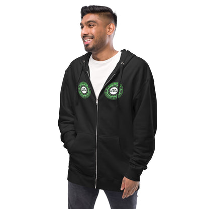 KBBNG Badge Fleece Zip Up Hoodie