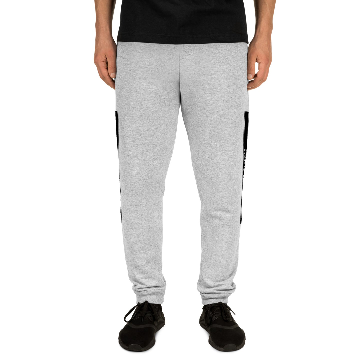 Grey KBBNG Stripe Joggers (Black)