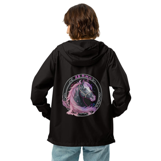 Cotton Candy Horse Zip Up Windbreaker