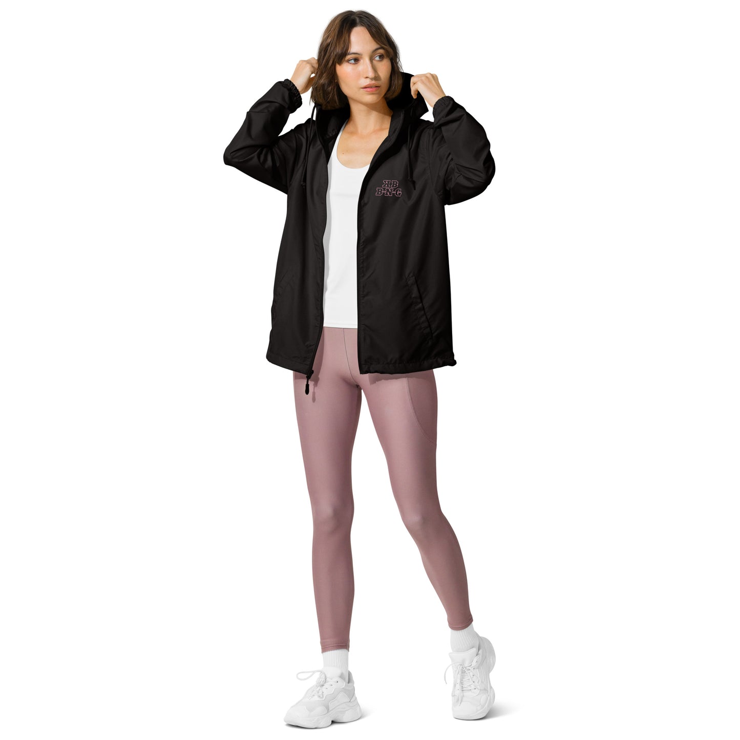 Cotton Candy Horse Zip Up Windbreaker