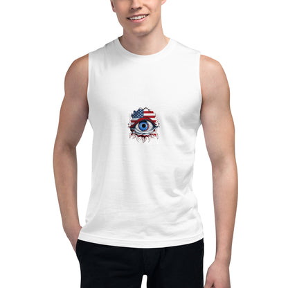 "Who's Watching You?" Muscle Shirt