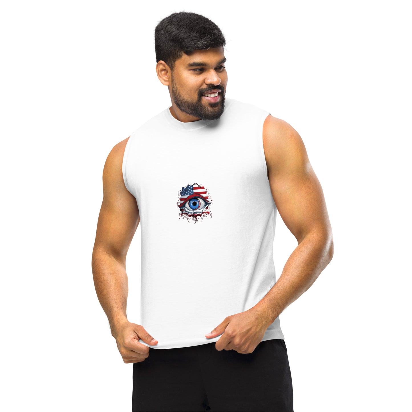 "Who's Watching You?" Muscle Shirt