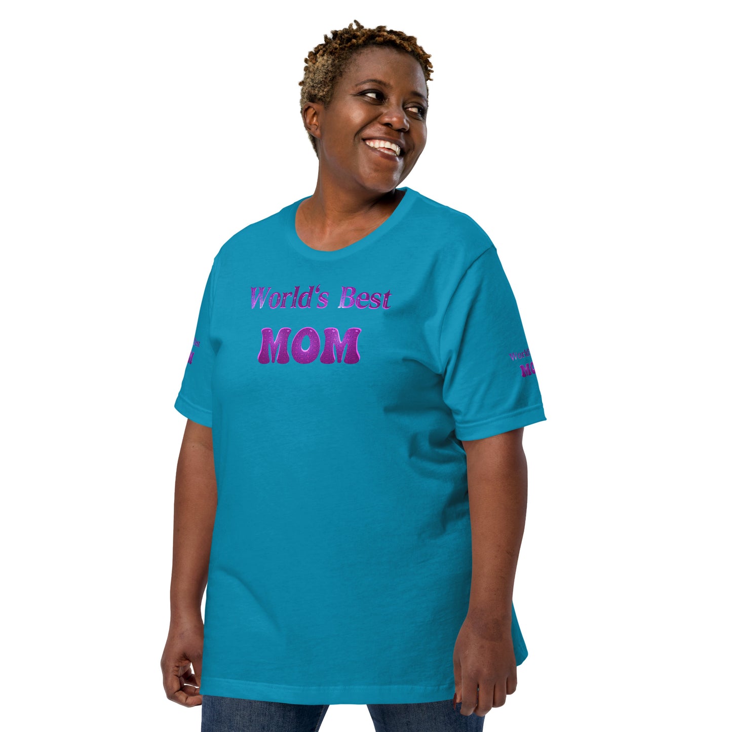 "World's Best Mom+" T-Shirt (Personalized)