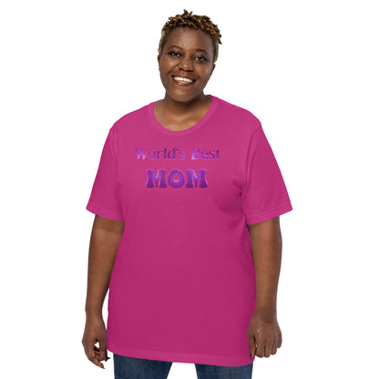 "Worlds Best Mom" T-Shirt (Personalized)