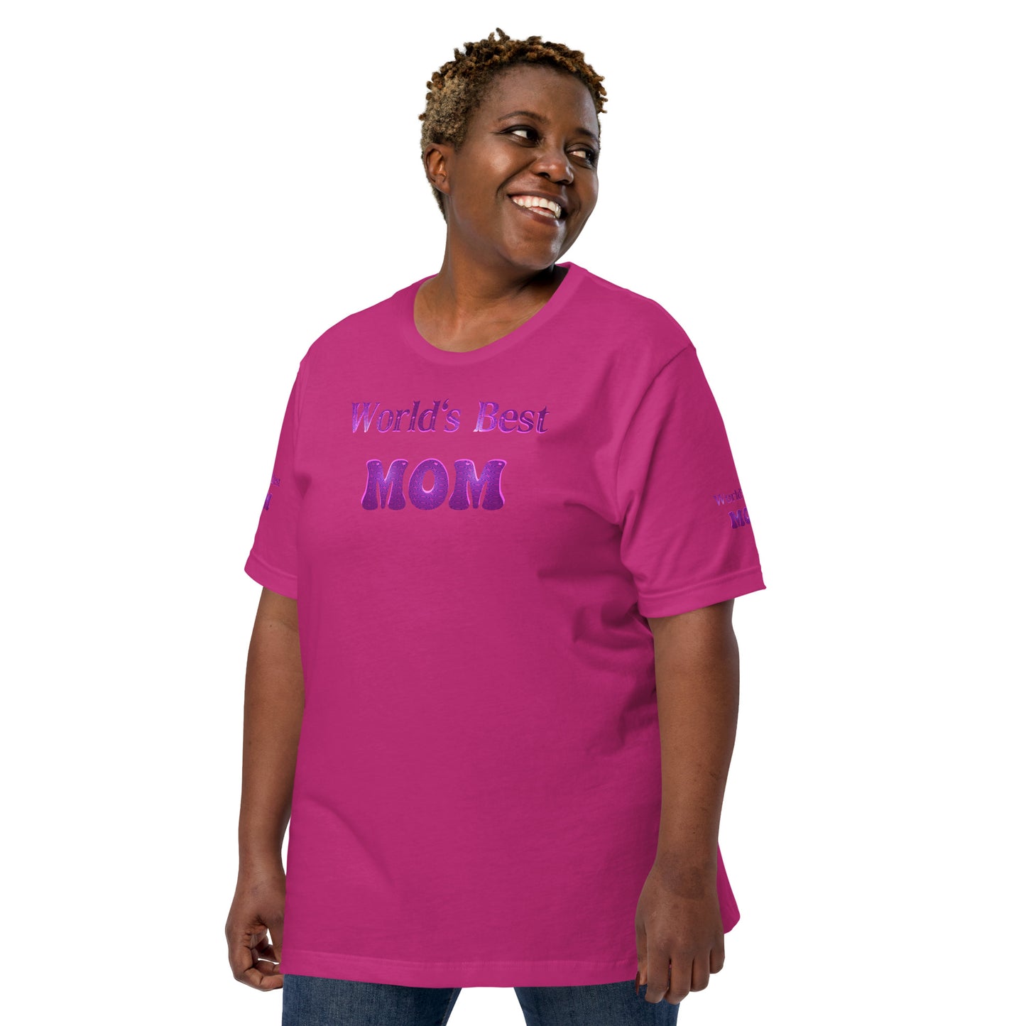 "World's Best Mom+" T-Shirt (Personalized)