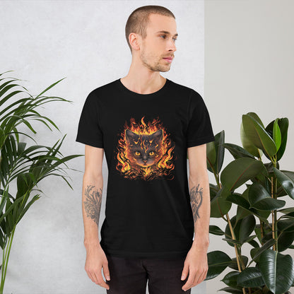 Pyro Cat Unisex T-Shirt