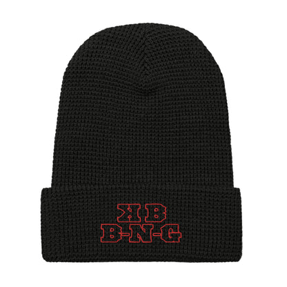 KBBNG Waffle Beanie (Red Letters)