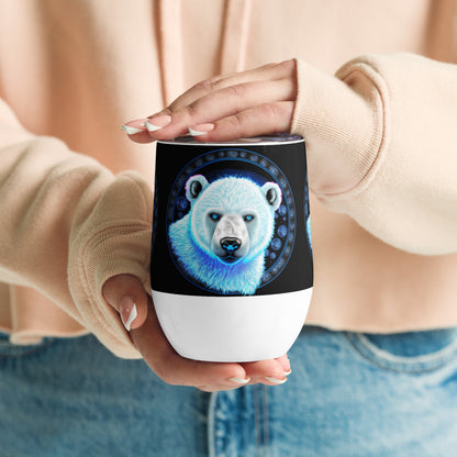 Polar Bear Wine Tumbler