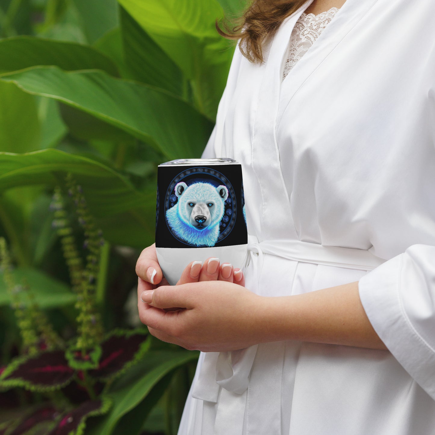 Polar Bear Wine Tumbler