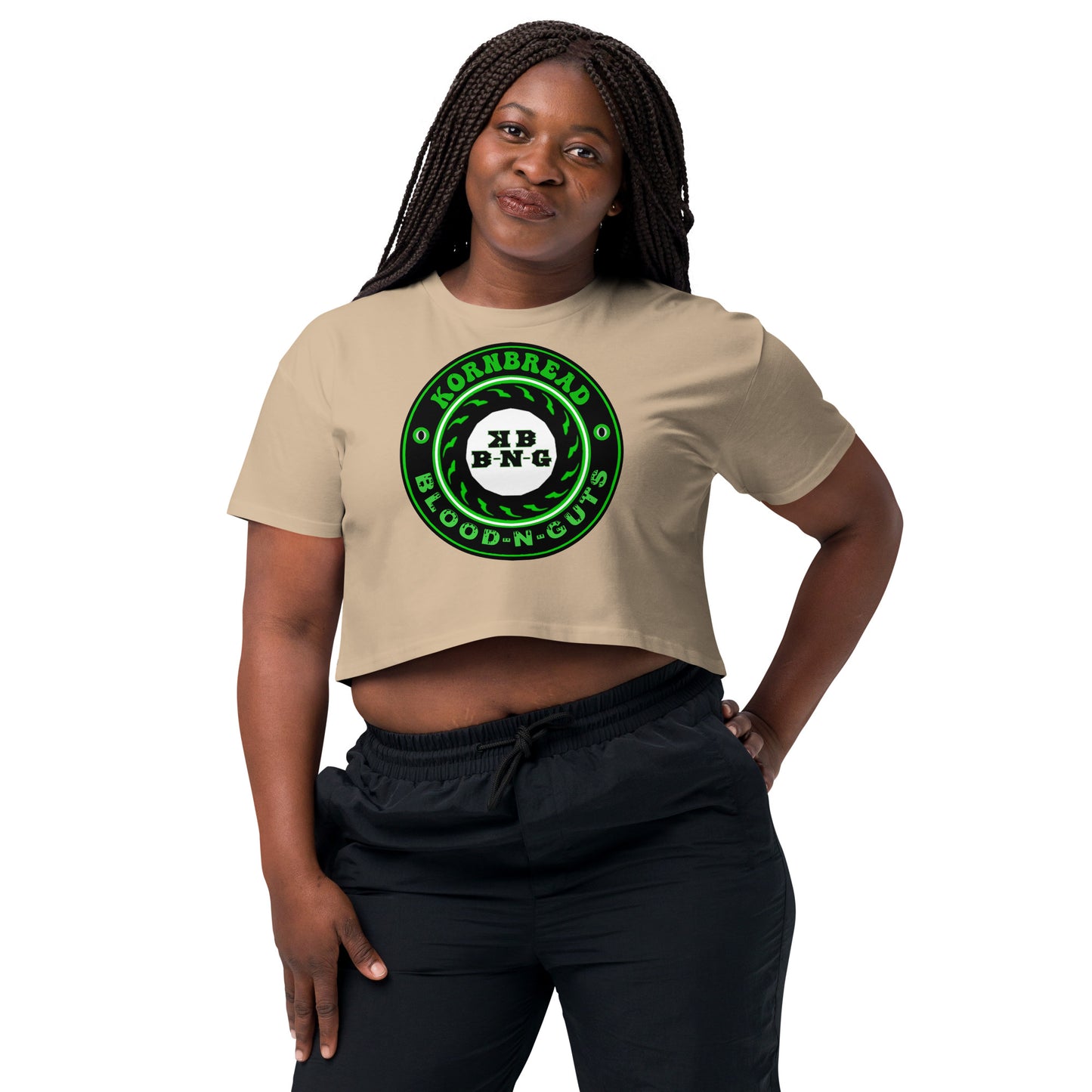 KBBNG Badge Women’s Crop Top