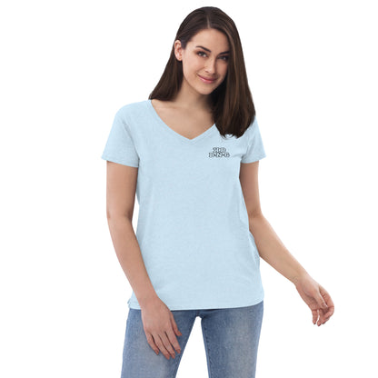 KBBNG (Bright) Embroidered Women’s V-Neck T-Shirt