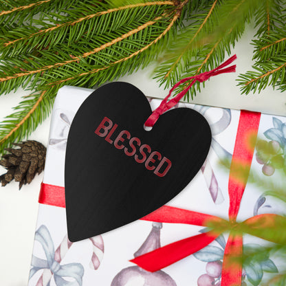 "Blessed" Wooden Ornaments